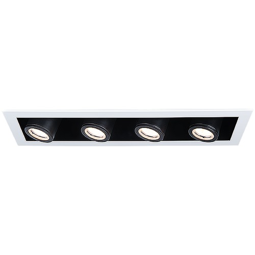 WAC Lighting Silo Multiples White & Black LED Recessed Kit by WAC Lighting MT-4410T-927-WTBK