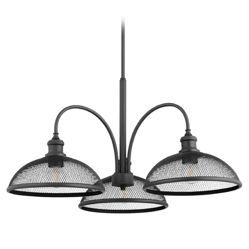 Quorum Lighting Omni Noir Chandelier by Quorum Lighting 6312-3-69