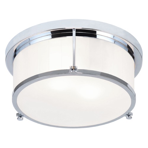 Caisse Claire Chrome Flush Mount by Matteo Lighting
