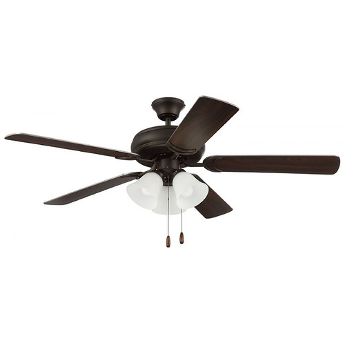 Decorators Choice 52-Inch LED Fan in Espresso by Craftmade Lighting