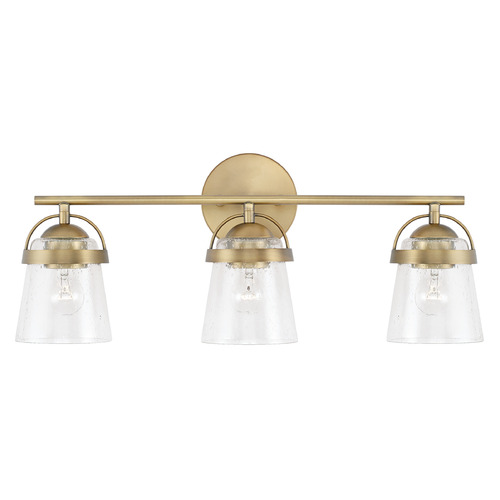 HomePlace by Capital Lighting Madison 23.25-Inch Vanity Light in Aged Brass by HomePlace Lighting 147031AD-534