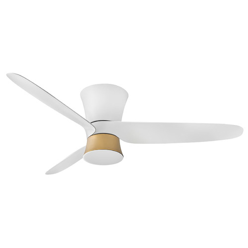 Hinkley Hinkley Neo Matte White LED Ceiling Fan with Light 905452FMW-LDD