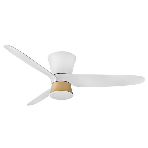 Hinkley Hinkley Neo Matte White LED Ceiling Fan with Light 905452FMW-LDD