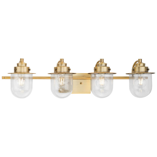 Progress Lighting Progress Lighting Northlake Vintage Brass Bathroom Light P300437-163