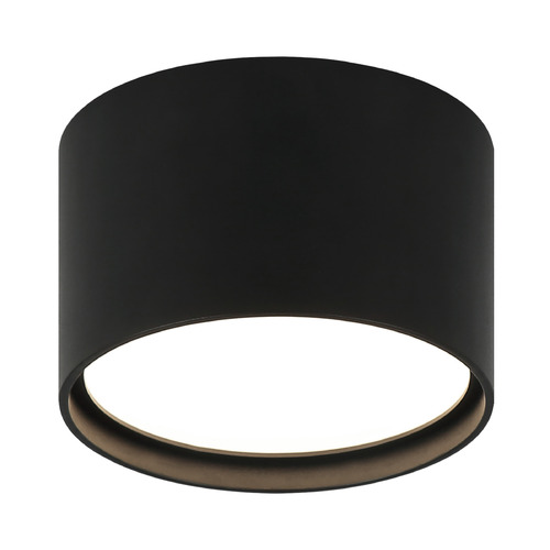 Vespa Matte Black LED Flush Mount by Matteo Lighting