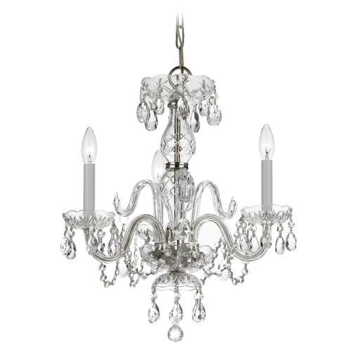 Crystorama Lighting Traditional Crystal Polished Chrome Crystal Chandelier