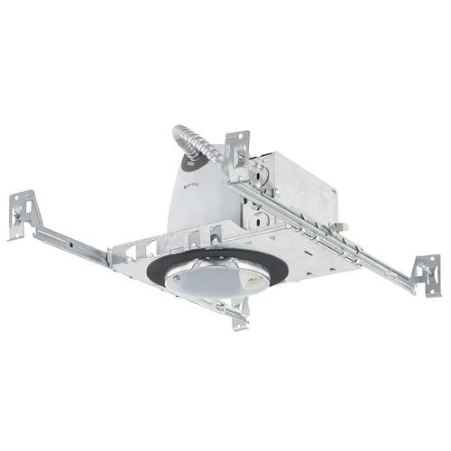 Recesso Lighting by Dolan Designs 4-Inch New Construction LED GU10 Recessed Can Light IC Flat Ceiling IC400-GULED