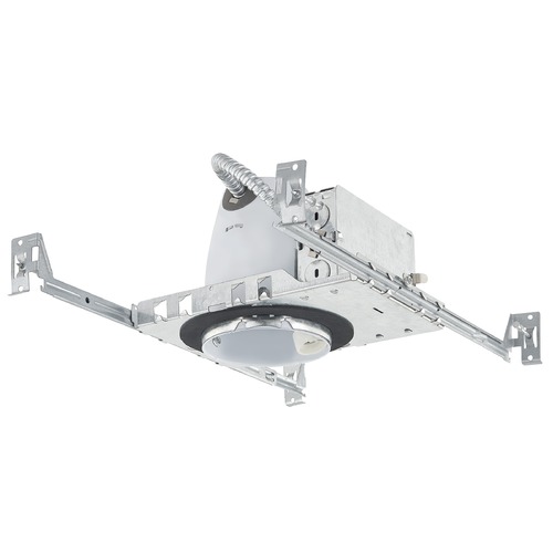4-Inch New Construction LED GU10 Recessed Can Light IC Flat Ceiling