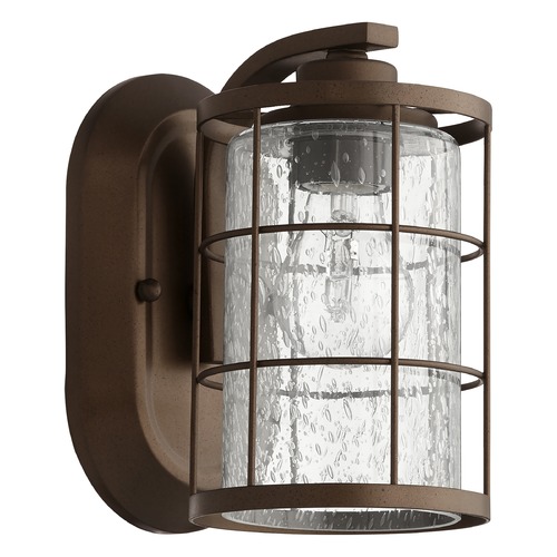 Quorum Lighting Ellis Oiled Bronze Sconce by Quorum Lighting 5464-1-86