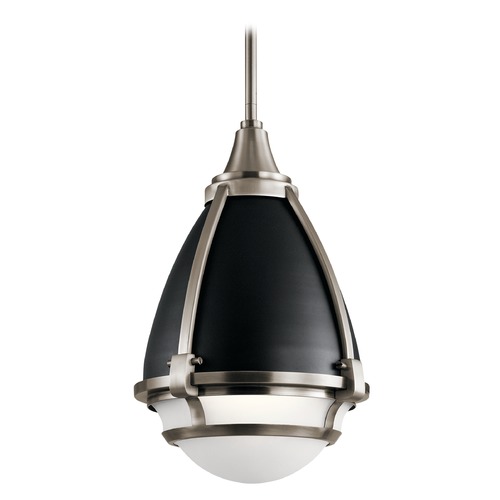Ayra 10-Inch Wide Pendant in Classic Pewter by Kichler Lighting