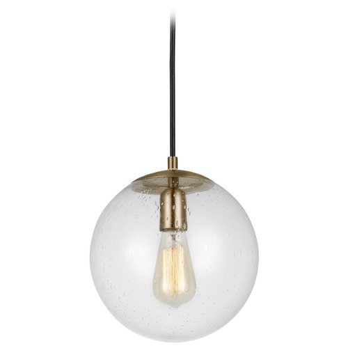 Visual Comfort Studio Collection Leo 10-Inch Pendant in Satin Brass by Visual Comfort Studio 6601801-848