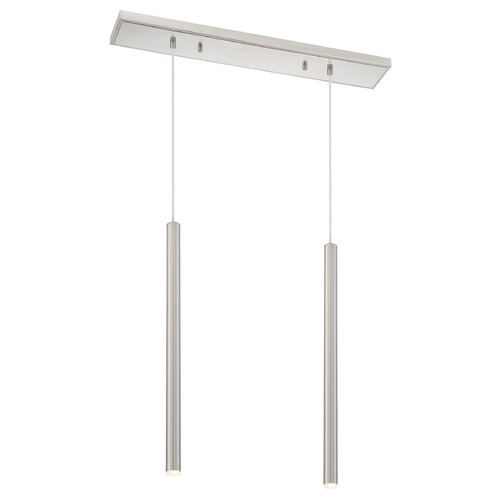 Z-Lite Forest Brushed Nickel LED Multi-Light Pendant by Z-Lite 917MP24-BN-LED-2LBN