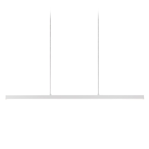 Kuzco Lighting Modern White LED Pendant with Frosted Shade 3000K 1704LM LP10345-WH