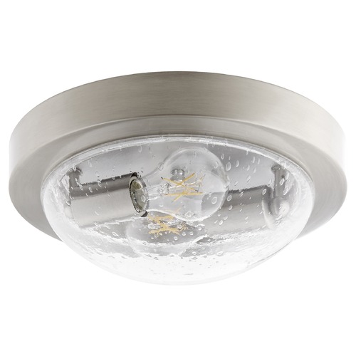 Quorum Lighting Satin Nickel Flush Mount by Quorum Lighting 3502-11-65