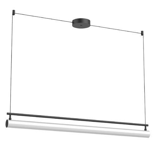 Gramercy 48-Inch Black Linear Pendant by Kuzco Lighting