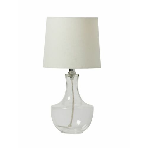 16-Inch Table Lamp in Clear Glass by Craftmade Lighting