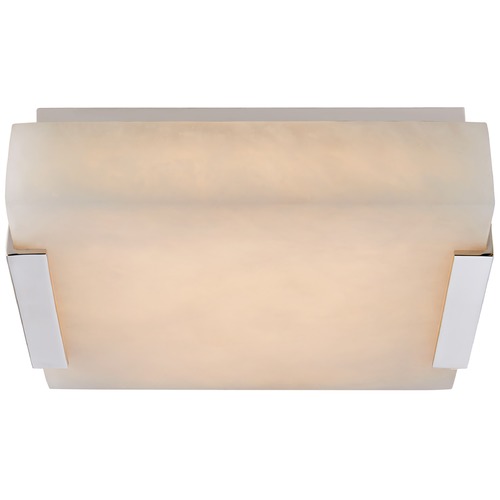 Visual Comfort Signature Collection Kelly Wearstler Covet Small Flush Mount in Nickel by Visual Comfort Signature KW4114PNALB