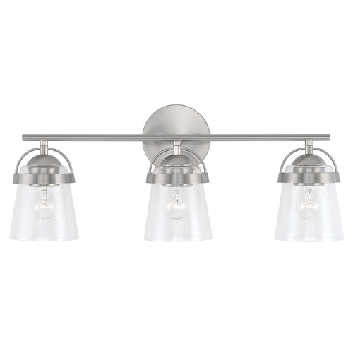 Madison 23.25-Inch Vanity Light in Nickel by HomePlace Lighting
