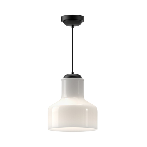 Alora Lighting Alora Lighting Westlake Matte Black Pendant Light with Bowl / Dome Shade PD540411MBGO