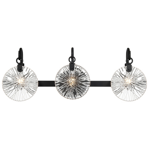 Savoy House Savoy House Lighting Addison Matte Black Bathroom Light 8-3981-3-BK
