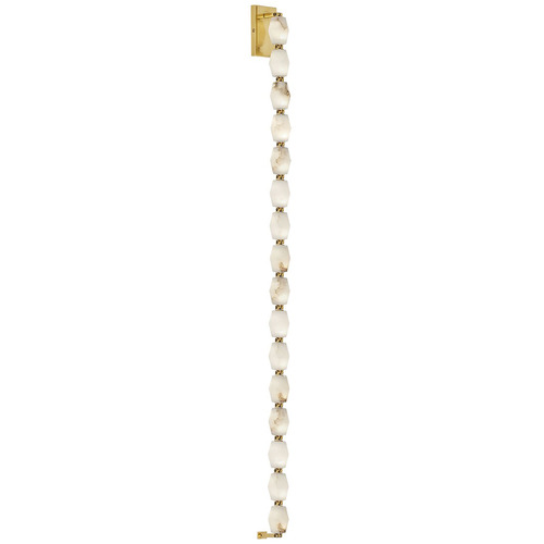 Visual Comfort Modern Collection Visual Comfort Modern Collection Sean Lavin Collier Hand Rubbed Antique Brass LED Sconce SLWS54927ALBHAB