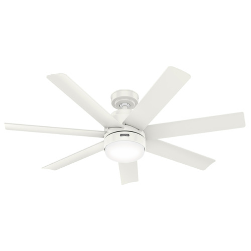 Hunter Fan Company Brazos Fresh White LED Ceiling Fan with Light