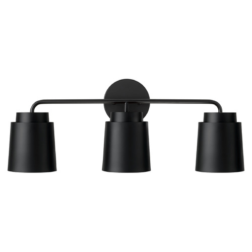 Capital Lighting Pratt Matte Black Bathroom Light