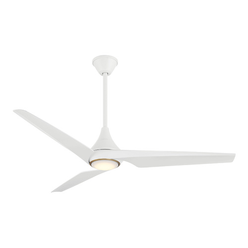 Switch 60-Inch Convertible LED Smart Fan in Flat White by Minka Aire