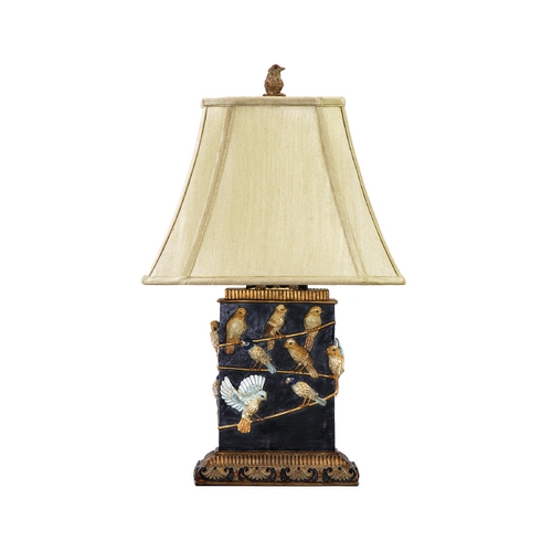 Elk Lighting Table Lamp with Beige / Cream Shade 93-530