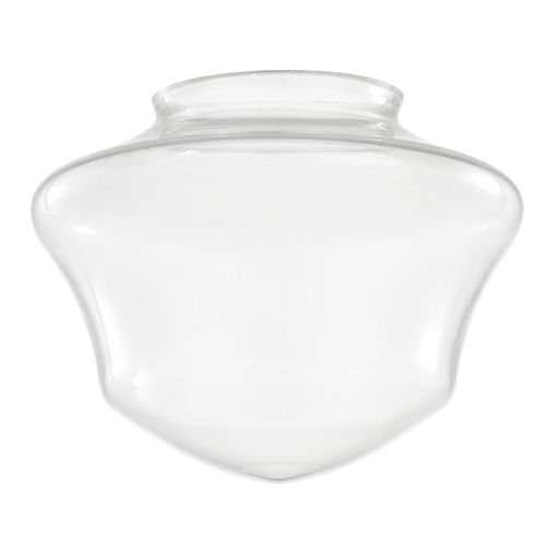 Clear Glass Shade 6-Inch Wide - 3-Inch Fitter Opening