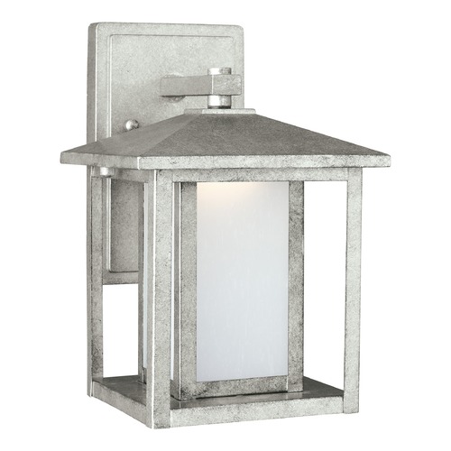 Hunnington Weathered Pewter LED Outdoor Wall Light by Generation Lighting