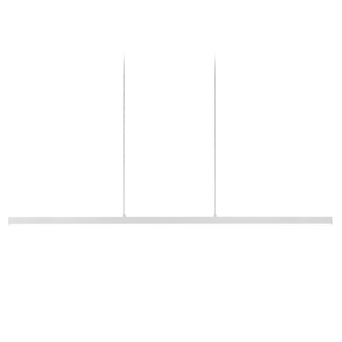 Kuzco Lighting Modern White LED Pendant with Frosted Shade 3000K 2207LM LP10356-WH