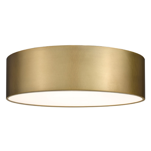 Z-Lite Harley Rubbed Brass Flush Mount by Z-Lite 2302F4-RB