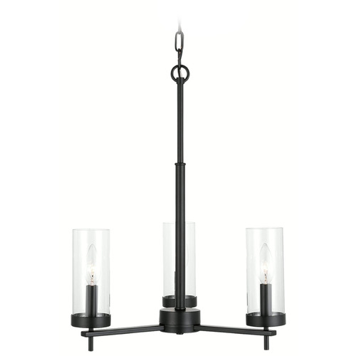 Visual Comfort Studio Collection Visual Comfort Studio Collection Zire Midnight Black Mini-Chandelier 3190303-112