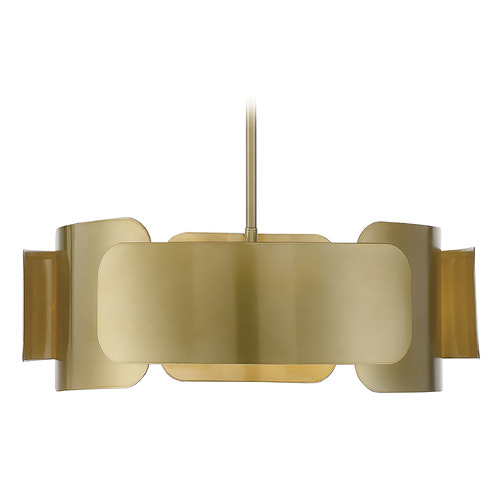 Meridian 20-Inch Pendant in Burnished Brass by Meridian M70117BB