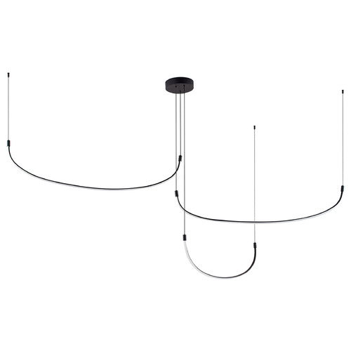Talis Black LED Multi-Light Pendant by Kuzco Lighting