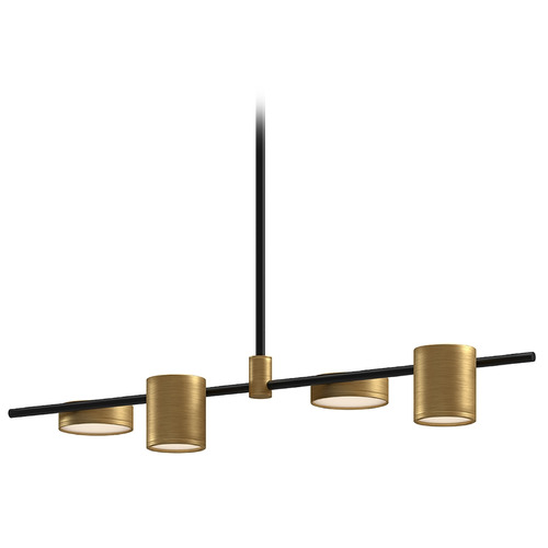 Kuzco Lighting Jayden Black & Brushed Gold LED Linear Light by Kuzco Lighting LP96840-BK/BG