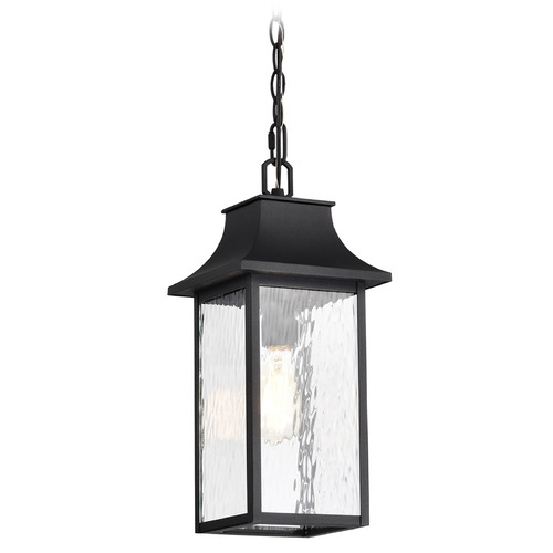 Austen Matte Black Outdoor Hanging Light by Nuvo Lighting