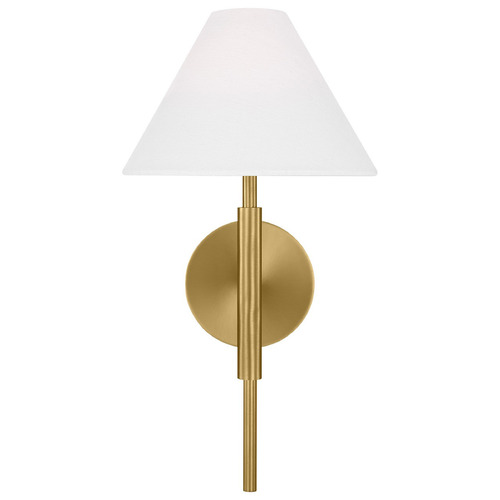 Visual Comfort Studio Collection Drew & Jonathan Porteau Satin Brass Sconce