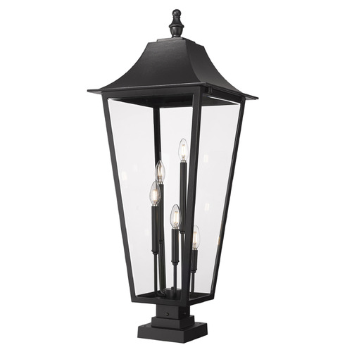 Z-Lite Gannon Black Post Light