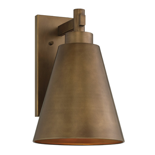 Savoy House Lighting Ryder Atlas Bronze Outdoor Wall Light