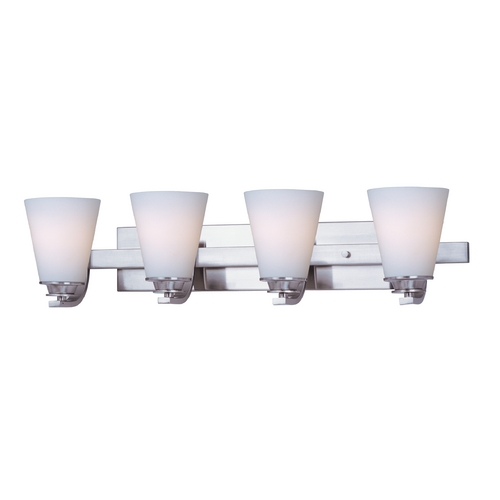 Maxim Lighting Maxim Lighting Conical Satin Nickel Bathroom Light 9014SWSN