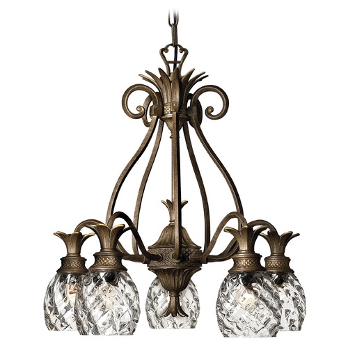 Plantation 5-Light Chandelier in Pearl Bronze by Hinkley Lighting