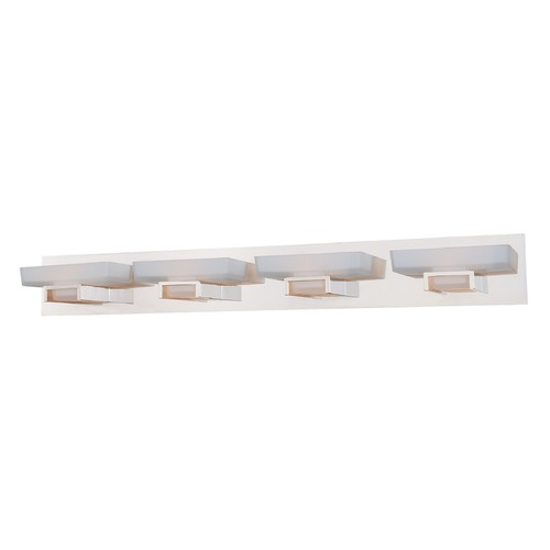 Vaxcel Lighting 4-Light Polished Nickel Bathroom Light Gatsby by Vaxcel Lighting W0082