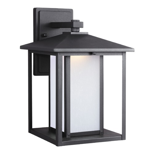 Hunnington Black LED Outdoor Wall Light by Generation Lighting