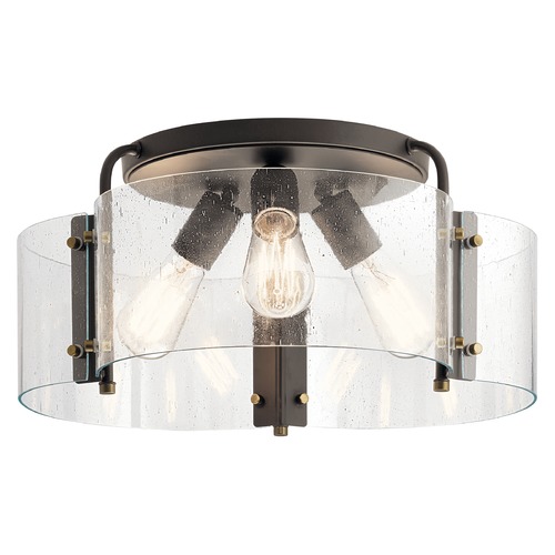 Thoreau Olde Bronze Large Semi-Flush Mount Light by Kichler Lighting