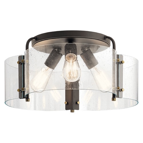 Kichler Lighting Thoreau Olde Bronze Large Semi-Flush Mount Light by Kichler Lighting 42955OZ