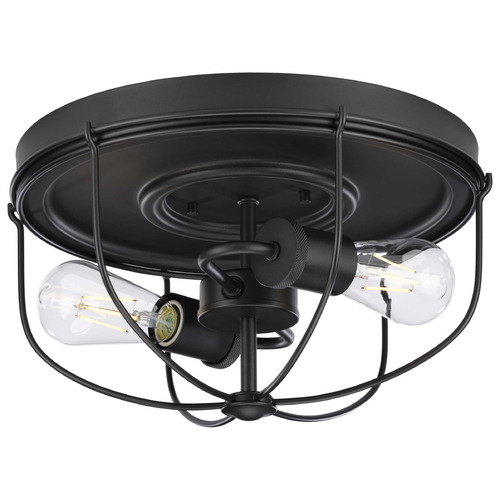 Progress Lighting Progress Lighting Medal Graphite Flushmount Light P350195-143