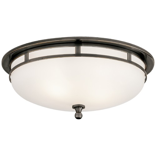 Visual Comfort Signature Collection Studio VC Openwork Flush Mount in Bronze by Visual Comfort Signature SS4011BZFG