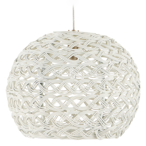 Currey and Company Piero Silver Mini-Pendant Light with Bowl / Dome Shade